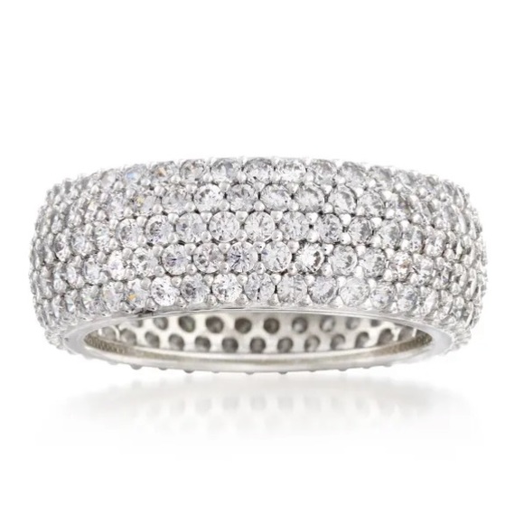 Diamonique Jewelry - 🎉HP🎉Vintage Diamonique Eternity Band
